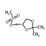 CAS#: 90129-42-3， [(4S)-2,2-Dimethyl-1,3-dioxolan-4-yl]methyl methanesulfonate