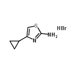CAS#: 901310-75-6， 4-Cyclopropyl-1,3-thiazol-2-amine hydrobromide (1:1)