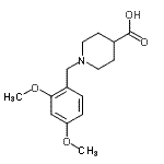 CAS#: 901313-75-5， 1-(2,4-Dimethoxybenzyl)-4-piperidinecarboxylic acid