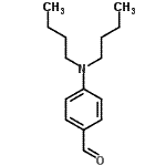 structure of CAS# 90134-10-4, 4-(Dibutylamino)benzaldehyde;4- BENZALDEHYDE98;4-(dibutylamino)benzaldehyde;4-dibutylaminobenzaldehyde