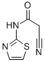 结构式 CAS# 90158-62-6, 2-氰基-N-噻唑-2-基-乙酰胺