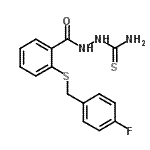 CAS#: 901586-69-4， 2-{2-[(4-Fluorobenzyl)sulfanyl]benzoyl}hydrazinecarbothioamide
