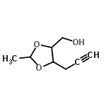 CAS#: 90199-55-6， [2-Methyl-5-(2-propyn-1-yl)-1,3-dioxolan-4-yl]methanol