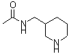 结构式 CAS# 90346-06-8, N-(3-哌啶基甲基)乙酰胺