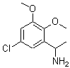 CAS#: 903581-03-3， 1-(5-Chloro-2,3-dimethoxyphenyl)ethanamine