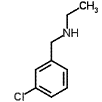 structure of CAS# 90389-47-2, N-(3-Chlorobenzyl)ethanamine;(3-Chloro-benzyl)-ethyl-amine;90389-47-2 (HYDROCHLORIDE);Benzylamine der