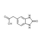 CAS#: 90417-51-9， (2-Oxo-2,3-dihydro-1H-benzimidazol-5-yl)acetic acid