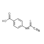 CAS#: 90418-66-9， 4-[(Cyanocarbonothioyl)amino]benzoic acid