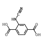CAS#: 90418-83-0， 2-(Cyanoamino)terephthalic acid