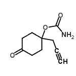 CAS#: 90473-70-4， 4-Oxo-1-(2-propyn-1-yl)cyclohexyl carbamate