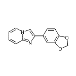 CAS#: 904813-74-7， 2-(1,3-Benzodioxol-5-yl)imidazo[1,2-a]pyridine