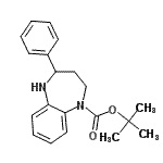 CAS#: 904815-39-0， 2-Methyl-2-propanyl 4-phenyl-2,3,4,5-tetrahydro-1H-1,5-benzodiazepine-1-carboxylate