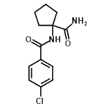 CAS#: 904816-29-1， N-(1-Carbamoylcyclopentyl)-4-chlorobenzamide