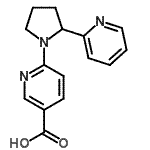 CAS#: 904817-33-0， 6-[2-(2-Pyridinyl)-1-pyrrolidinyl]nicotinic acid
