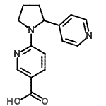 CAS#: 904817-40-9， 6-[2-(4-Pyridinyl)-1-pyrrolidinyl]nicotinic acid