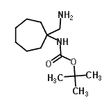 CAS#: 904817-67-0， 2-Methyl-2-propanyl [1-(aminomethyl)cycloheptyl]carbamate