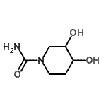 CAS#: 90485-79-3， 3,4-Dihydroxy-1-piperidinecarboxamide