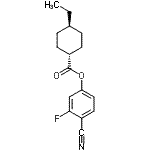 CAS#: 90525-56-7， 4-Cyano-3-fluorophenyl trans-4-ethylcyclohexanecarboxylate