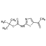 CAS#: 905300-56-3， 2-Methyl-2-propanyl (5-acetyl-1,3-thiazol-2-yl)carbamate