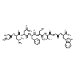 CAS#: 90549-76-1， (2S)-N-[(1S)-2-[[(1S)-2-[[(1S,2R)-1-[[2-[[(1S)-2-amino-1-(1H-indol-3-ylmethyl)-2-oxo-ethyl]amino]-2-oxo-ethyl]carbamoyl]-2-hydroxy-propyl]amino]-1-(hydroxymethyl)-2-oxo-ethyl]amino]-1-benzyl-2-oxo-ethyl]-2-[[(2S)-4-methyl-2-[[(2S)-5-oxopyrrolidine-2-carbonyl]amino]pentanoyl]amino]butanediamide