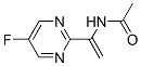 structure of CAS# 905587-32-8, N-[1-(5-Fluoro-Pyrimidin-2-Yl)Vinyl]-Acetamide