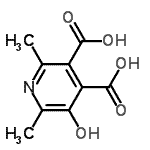 CAS#: 90564-35-5， 5-Hydroxy-2,6-dimethyl-3,4-pyridinedicarboxylic acid