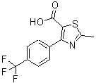 CAS 登录号：905807-83-2， 2-甲基-4-[4-(三氟甲基)苯基]-1,3-噻唑-5-羧酸