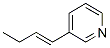CAS 登录号：90609-58-8， 3-(丁-1-烯基)吡啶