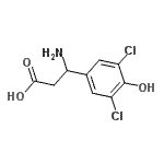 CAS#: 90650-28-5， 3-amino-3-(3,5-dichloro-4-hydroxy-phenyl)propanoic acid