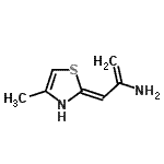 CAS#: 906624-99-5， (3Z)-3-(4-Methyl-1,3-thiazol-2(3H)-ylidene)-1-propen-2-amine