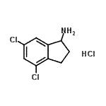 CAS#: 907973-35-7， 4,6-Dichloro-1-indanamine hydrochloride (1:1)