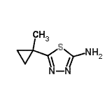 CAS#: 908269-41-0， 5-(1-Methylcyclopropyl)-1,3,4-thiadiazol-2-amine