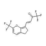 CAS#: 908338-76-1， (3E)-1,1,1-Trifluoro-4-[2-(trifluoromethyl)-5,6-dihydrocyclopenta[b]pyran-7-yl]-3-buten-2-one