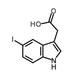 CAS#: 90841-87-5， (5-Iodo-1H-indol-3-yl)acetic acid