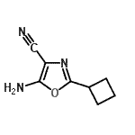 CAS#: 909077-19-6， 5-Amino-2-cyclobutyl-1,3-oxazole-4-carbonitrile