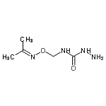 CAS#: 90914-69-5， N-{[(Isopropylideneamino)oxy]methyl}hydrazinecarboxamide