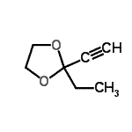 CAS#: 90935-45-8， 2-Ethyl-2-ethynyl-1,3-dioxolane