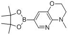 structure of CAS# 910037-15-9, 4-Methyl-3,4-dihydro-2H-pyrido[3,2-b][1,4]oxazine-7-boronic acid pinacol ester;4-Methyl-7-(4,4,5,5-Tetramethyl-1,3,2-Dioxaborolan-2-Yl)-3,4-Dihydro-2H-Pyrido[3,2-B][1,4]Oxazine , 97+%;4-Methyl-7-(4,4,5,5-Tetramethyl-1,3,2-Dioxaborolan-2-Yl)-3,4-Dihydro-2H-Pyrido[3,2-B][1,4]Oxazine;4-Methyl-3,4-Dihydro-2H-Pyrido[3,2-B][1,4]Oxazine-7-Boronic Acid, Pinacol Ester 97%