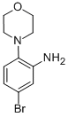 structure of CAS# 91062-48-5, 5-Bromo-2-Morpholin-4-Ylaniline;5-Bromo-2-Morpholino-Aniline;5-Bromo-2-Morpholinoaniline;(5-Bromo-2-Morpholino-Phenyl)Amine