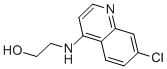 structure of CAS# 91066-18-1, 2-[(7-Chloro-4-Quinolinyl)Amino]-Ethanol;2-[(7-Chloro-4-Quinolyl)Amino]Ethanol;7-Chloro-4-(2-Hydroxyethyl)Aminoquinoline;Ux00005012