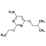 CAS#: 91141-32-1， 2-Ethoxy-6-isobutoxy-4-pyrimidinamine