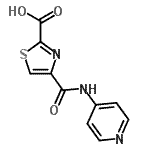 CAS#: 911466-98-3， 4-(4-Pyridinylcarbamoyl)-1,3-thiazole-2-carboxylic acid