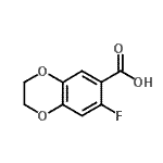 CAS#: 911485-90-0， 7-Fluoro-2,3-dihydro-1,4-benzodioxine-6-carboxylic acid