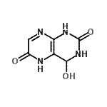 CAS#: 91184-15-5， 4-Hydroxy-1,3,4,5-tetrahydro-2,6-pteridinedione