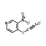 CAS#: 91195-28-7， 3-Nitro-4-{[(oxido-lambda<sup>5</sup>-azanylidyne)methyl]sulfanyl}pyridine