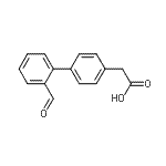 CAS#: 91197-50-1， (2'-Formyl-4-biphenylyl)acetic acid