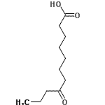 structure of CAS# 91214-06-1, 8-Oxoundecanoic acid;8-oxoundecanoic acid