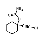 CAS#: 91240-26-5， 1-(Hydroxyethynyl)cyclohexyl carbamate