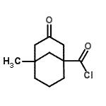CAS#: 91244-99-4， 5-Methyl-3-oxobicyclo[3.3.1]nonane-1-carbonyl chloride