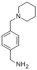 structure of CAS# 91271-81-7, 4-(1-Piperidinylmethyl)-Benzenemethanamine;1-[4-(PIPERIDIN-1-YLMETHYL)PHENYL]METHANAMINE;4-[(Piperidin-1-Yl)Methyl]Benzylamine 97%;[4-(PIPERIDINOMETHYL)PHENYL]METHYLAMINE